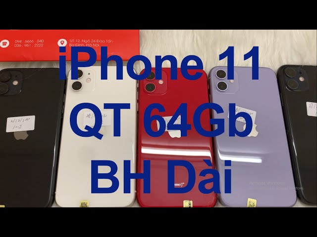 Bán iPhone 11 cũ giá cực rẻ - Quốc tế 64Gb, đẹp keng, bảo hành dài [MRZIN.VN]