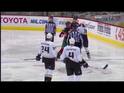 George Parros vs John Scott Oct 6, 2009