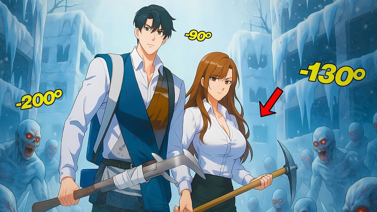 [1–22] Trapped Together in the Ice Age Apocalypse with a Beautiful Girl | Manhwa recap