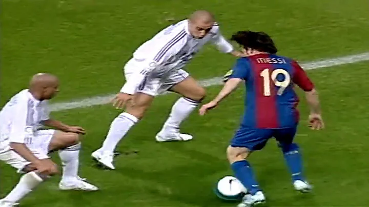 19 Year Old Messi Vs Roberto Carlos, Cannavaro, Ramos... ● Lionel Messi vs Real Madrid (22/10/2006)