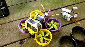 3D printed GoPro Hero 9 camera mount flight (and crash) testing