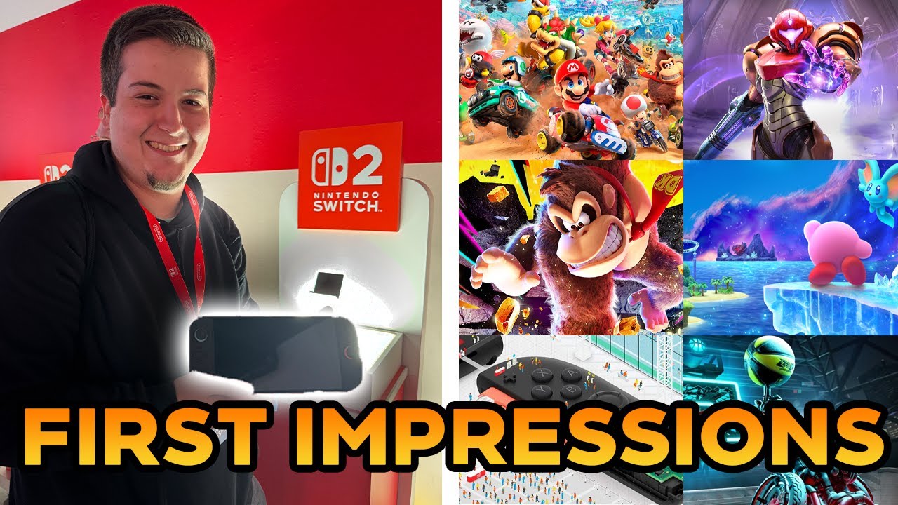 I PLAYED NINTENDO SWITCH 2 | Hands-on First Impressions - YouTube