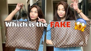 Ultimate Guide: Spot a Fake Louis Vuitton Neverfull GM Ebene | Real vs. Fake Comparison!