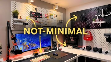 MY NOT SO MINIMAL DESK SETUP FOR 2025!