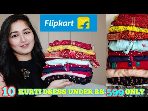 Flipkart 10 Maxi dress,Kurti dress Under Rs. 599 for Festival / Flipkart  Affordable kurti Shopping - YouTube