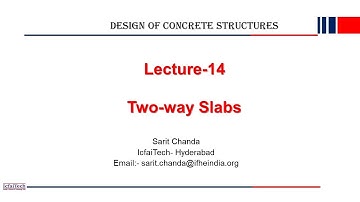 Design of Concrete Structures | Lecture 14 | Sarit Chanda