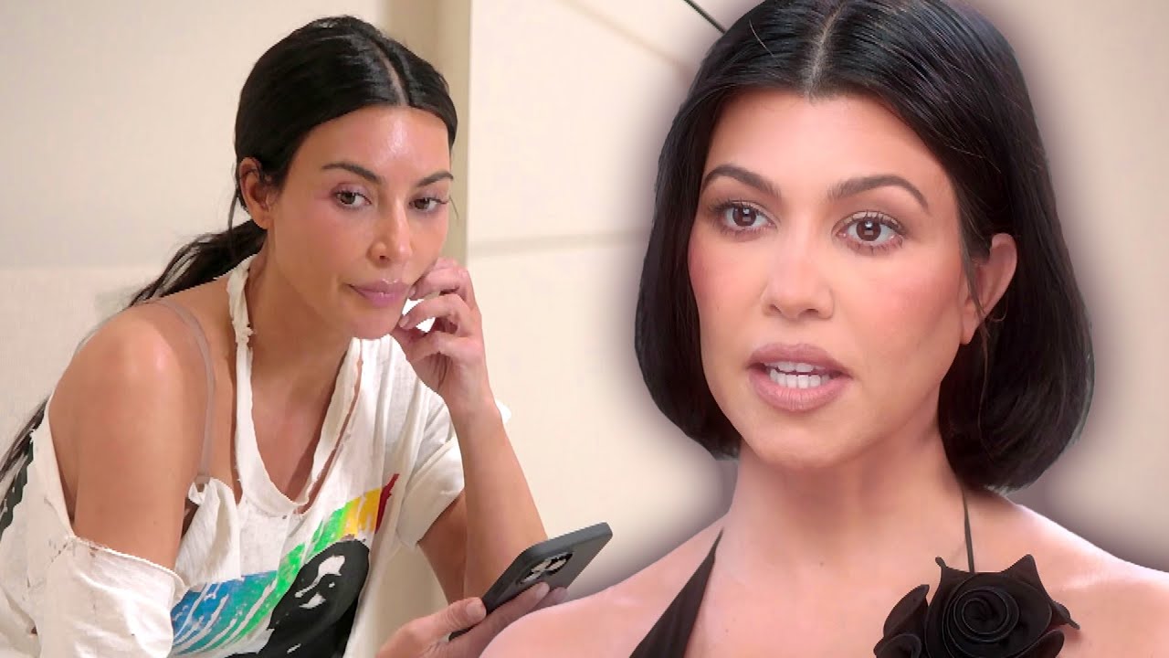 Kourtney Kardashian said her life is better without Kim in it image