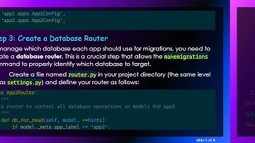 How to Handle Multiple Databases in Django for Independent Apps