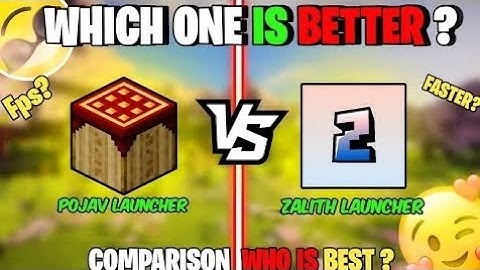 Pojav Launcher Vs Zalith Launcher 🔥 |  Comparison Video | Better Than Pojav Launcher? Fps Test 💀