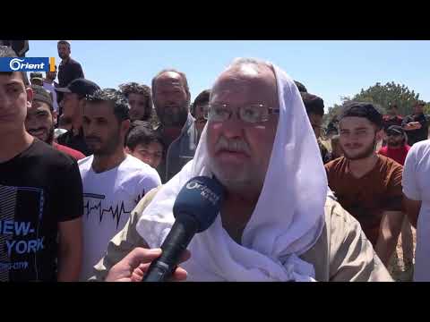 نحن منكره بشار الأسد أشو ما ضل غيره رسالة نارية لمسن سوري أمام القاعدة التركية في المسطومة 