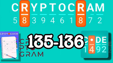 CRYPTOGRAM level 135 136