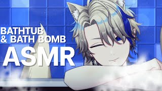 【ASMR SOAKING IN A BATHTUB】แช่น้ำอุ่นๆกันนะ มี Bath Bomb ด้วย