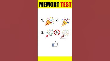 Memory Test | Test Your Memory | Memory Test By Emoji | #shorts #ytshorts #viral #trending