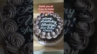Thank you for the Cake🎂sir Drew@drewnc61  & Aloha@Crizzy0861