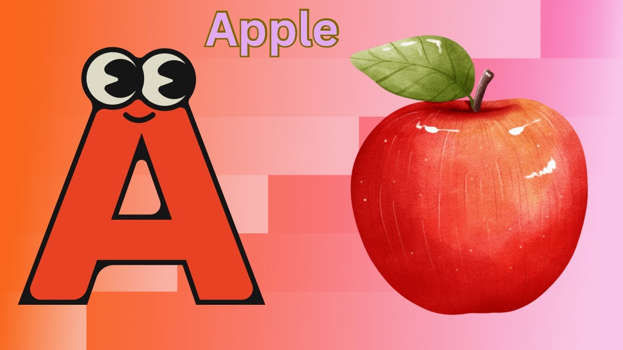 Песенка про яблоки от А до Я, где каждая буква обрела нового друга-яблоко.