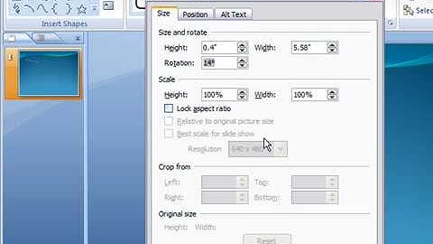 Rotate a Text Box in PowerPoint 2007