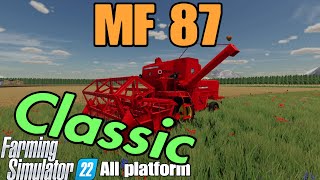 MF 87  / FS22 mod for all platforms