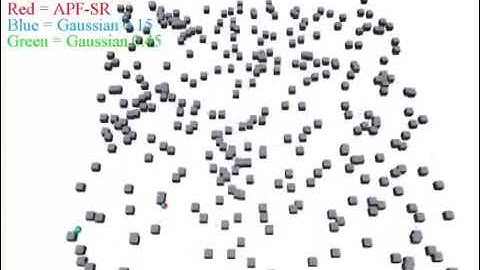 APF-SR Robot Motion Planning with 300 Moving Obstacles