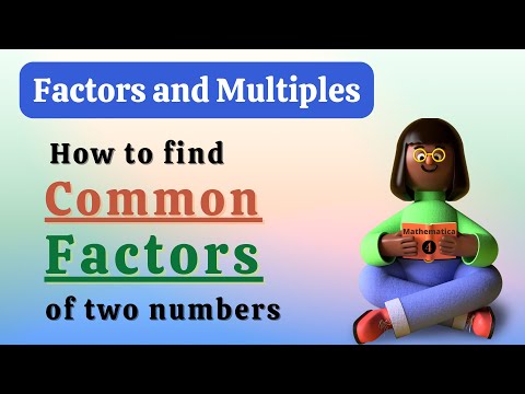 Video: How To Find The Common Factor