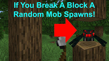 Minecraft, But If You Break A Block A Random Mob Spawns!