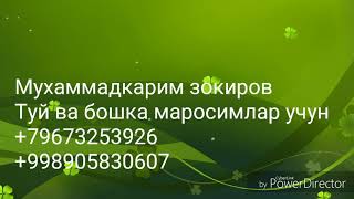 Мухаммадкарим зокиров комила киз шохруххон билан бирхилда айтти