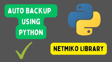 Backup Cisco device using python SSH netmiko