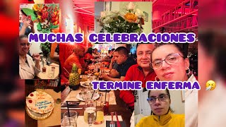 Muchas Celebraciones 🥳🎂🎉🍷Termine enferma 🤧 🤧