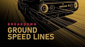 Ground speed lines breakdown (Blender)