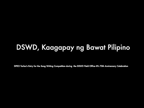 DSWD, Kaagapay ng Bawat Pilipino