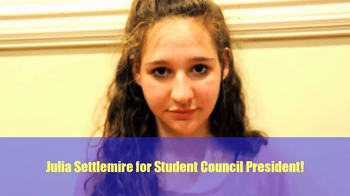 Julia Settlemire Student Council President