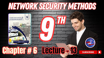 Network Security Methods | Computer Networks | 9th Computer - Ch 6 - Lec 13