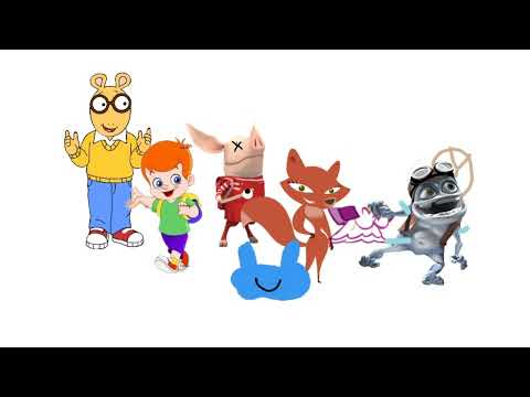 Dumb ways to die Happy Tree Friends with Cartoon characters