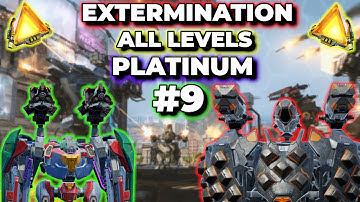 WR - How I Scored Platinum In All Extermination Levels #9 + Shatter Giveaway Winners | War Robots