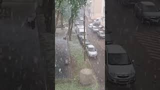 снегопад 8 мая Москве