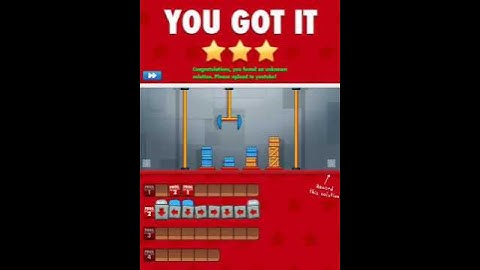 Cargo-Bot: Double Sort unknown solution