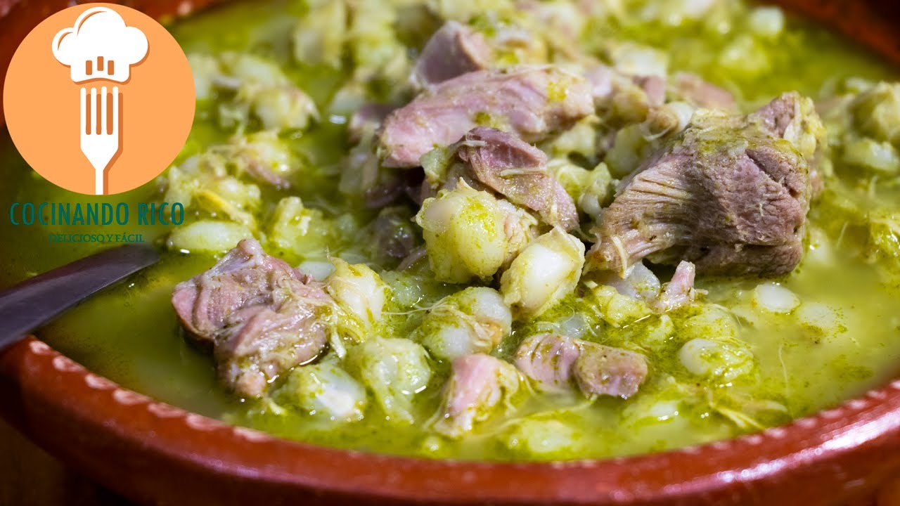 Pozole Verde Mexicano Cocinando Rico