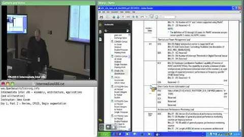 OpenSecurityTraining Intermediate Intel x86 (day 1 part 2)