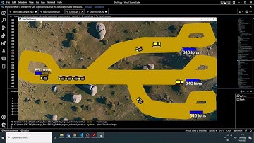 Truck hual simulation animated in Python