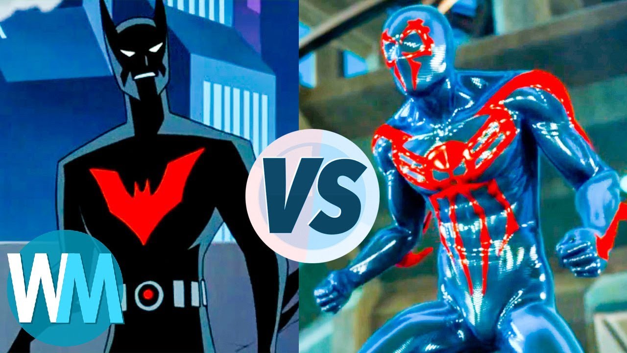 batman beyond vs spider man 2099 youtube