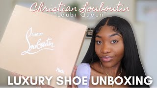 CHRISTIAN LOUBOUTIN “LOUBI QUEEN” LUXURY UNBOXING &amp; REVIEW