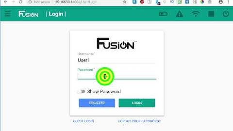 Reminder How To Login To A Fusion Robot  From Windows 10