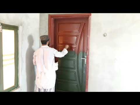 How to paint wooden door at home | دروازے کو پینٹ کرنے کا صحیح طریقہ