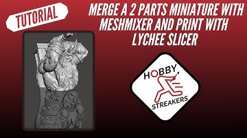 Tutorial: Merge a 2 parts miniatures with MeshMixer