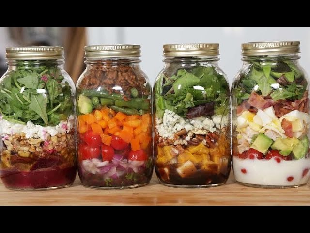 4 MORE Salad-In-A-Jar Recipes! | The Domestic Geek