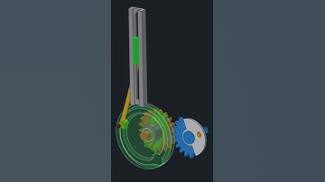 Gear Drive  #mechanism #machine #solidworks #simulation