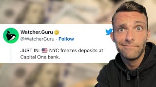 WTF... bank deposits being frozen!?