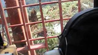 Madil 044 Grapple yarder, operators cab