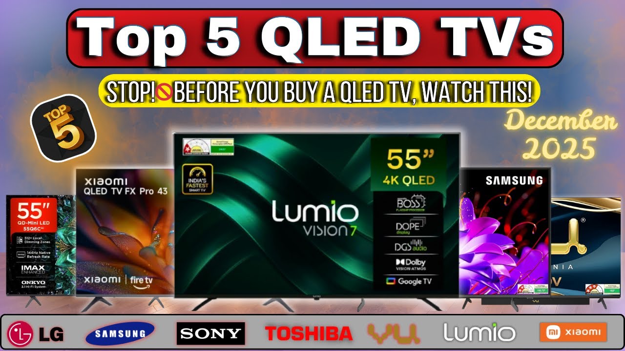 Best QLED TV in India 2025 | Budget vs Premium Comparison | Best TV 2025