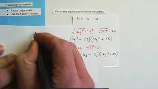 A2.04.04.VD.06.Factor Polynomials (Difference of Squares)
