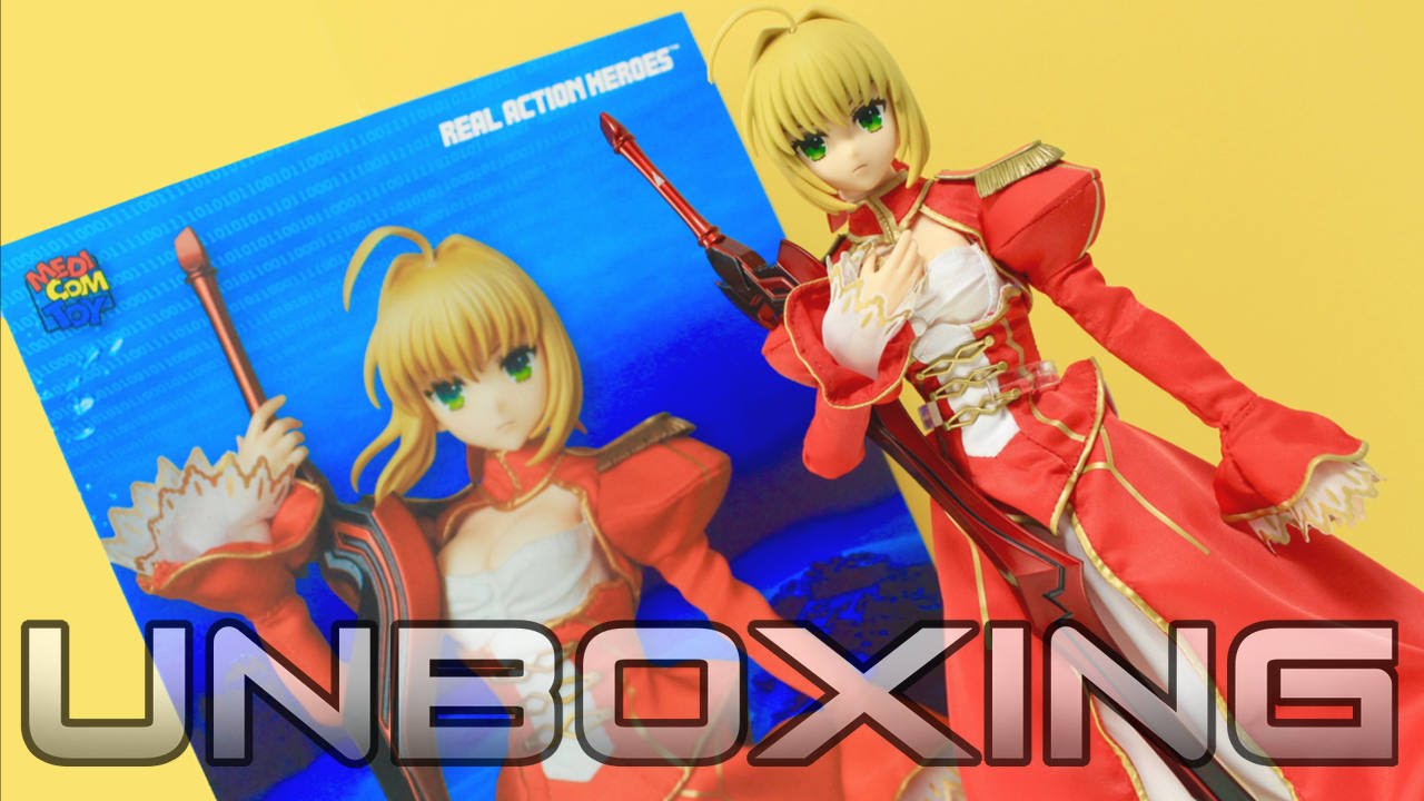 『Fate/ EXTRA』  セイバーエクストラ　Real Action Heroes | Saber EXTRA - FATE EXTRA - Anime Figure 開封